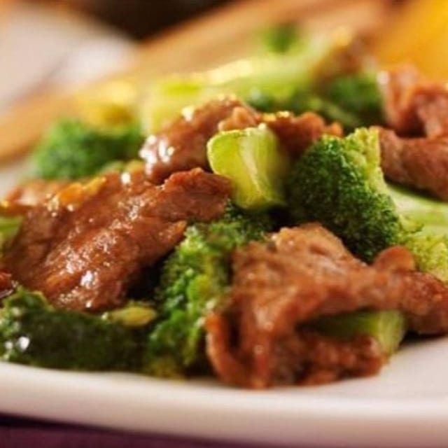 Ginger Broccoli Chicken or Beef.