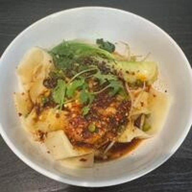 Hand-Pulled Noodles With Chili Oil.