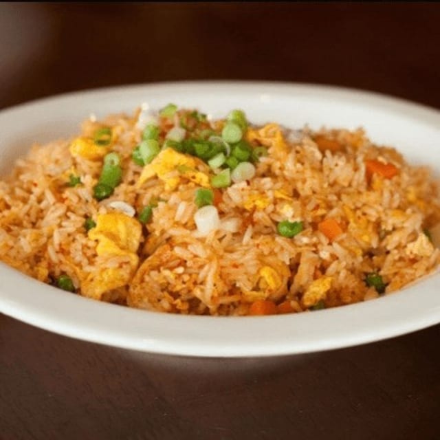 Korean Kimchi Fried Rice.