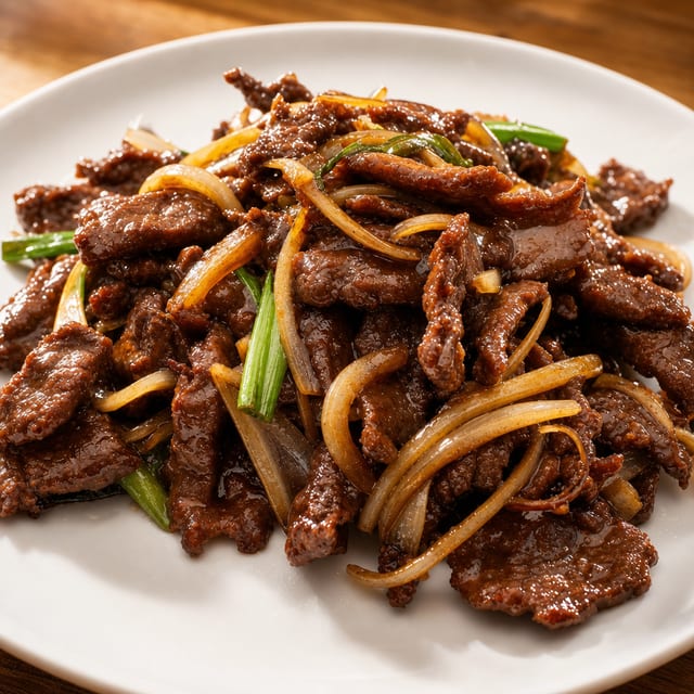 Mongolian Chicken or Beef.