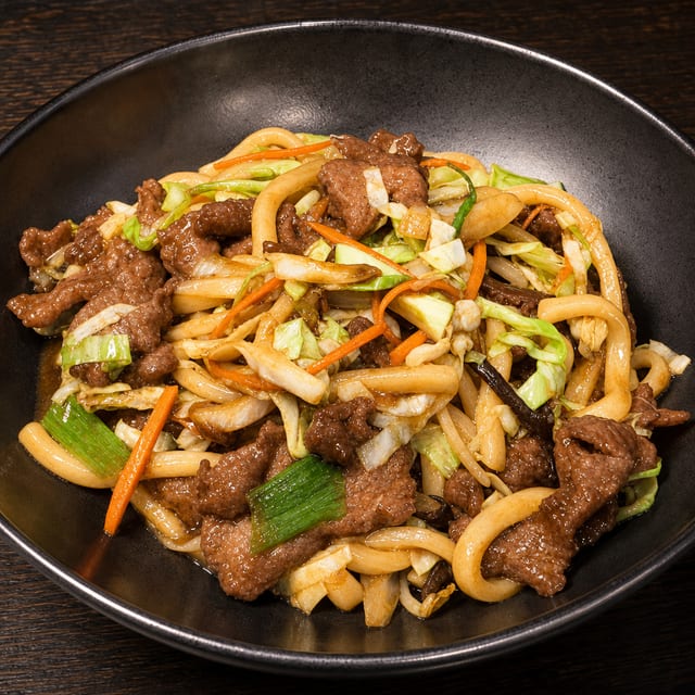Stir-Fried Japanese Udon Noodle.