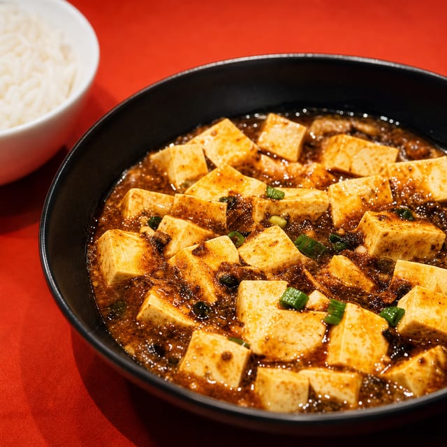 Mapo tofu.
