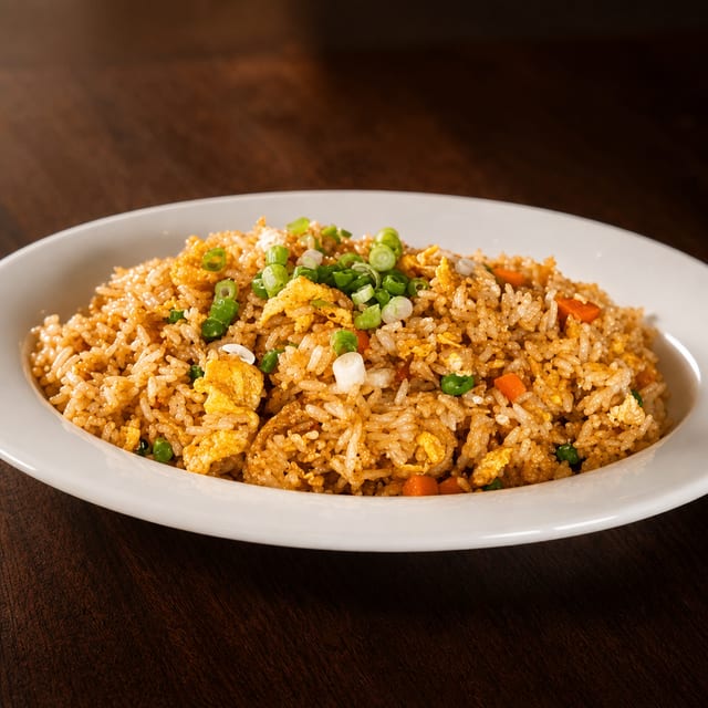 Korean Kimchi Fried Rice.