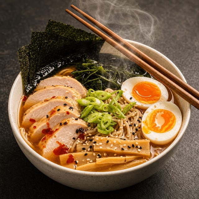 Chicken Ramen Bowl.