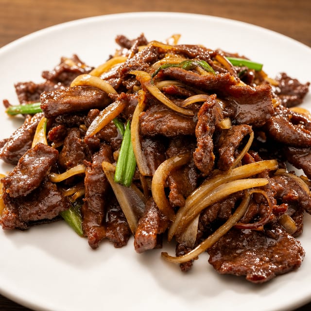 Mongolian Beef.
